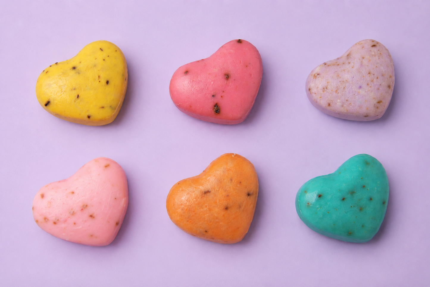 Jabón línea facial | Jabón corazón variados