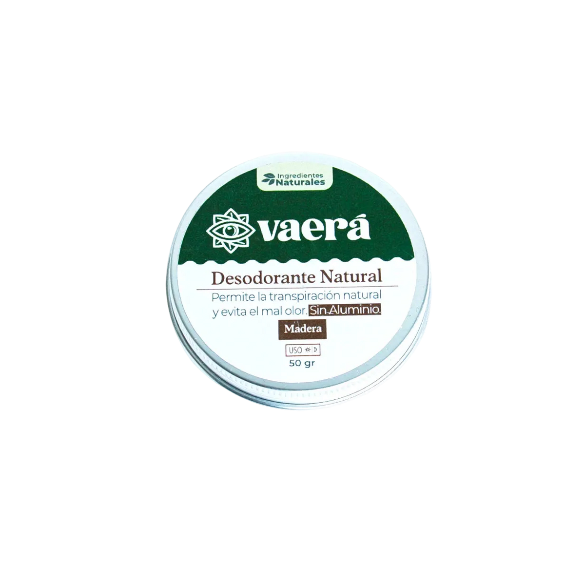 Desodorante Natural Aroma Madera Tarro 50g | Otros