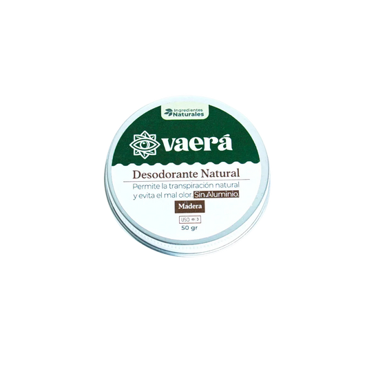 Desodorante Natural Aroma Madera Tarro 50g | Otros